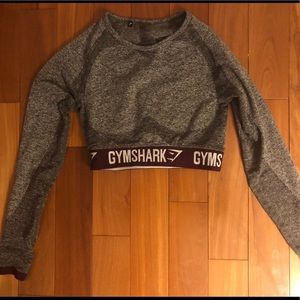 Gymshark long sleeve flex crop top